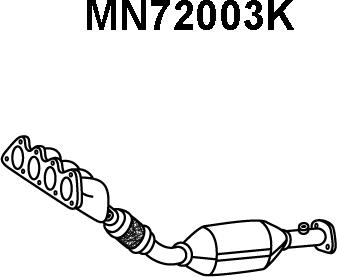 Veneporte MN72003K - Katalizator ispušne grane www.molydon.hr