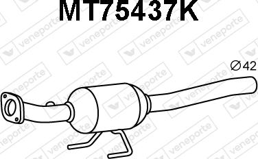 Veneporte MT75437K - Katalizator www.molydon.hr