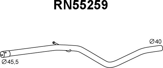 Veneporte RN55259 - Ispušna cijev www.molydon.hr