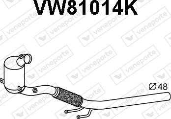 Veneporte VW81014K - Katalizator www.molydon.hr