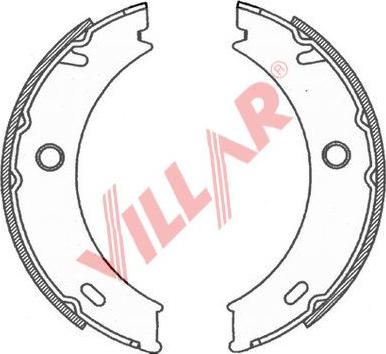 Villar 629.0789 - Komplet kočionih obloga, rucna kočnica www.molydon.hr