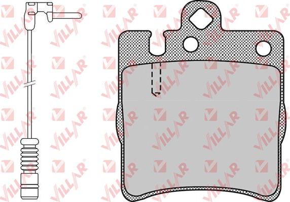 Villar 626.0957A - Komplet Pločica, disk-kočnica www.molydon.hr