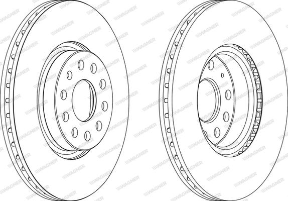 Wagner WGR1305-1 - Kočioni disk www.molydon.hr