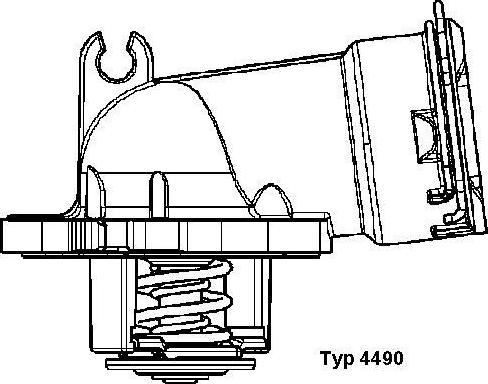 WAHLER 4490.87D - Termostat, rashladna tekućinu www.molydon.hr