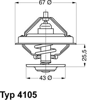 WAHLER 410583D - Termostat, rashladna tekućinu www.molydon.hr
