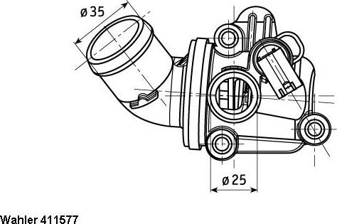WAHLER 41157780D - Termostat, rashladna tekućinu www.molydon.hr