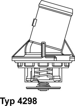 WAHLER 4298.87D - Termostat, rashladna tekućinu www.molydon.hr