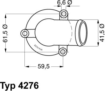 WAHLER 4276.87D - Termostat, rashladna tekućinu www.molydon.hr
