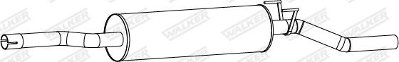 Walker 25235 - Srednji Ispušni lonac www.molydon.hr