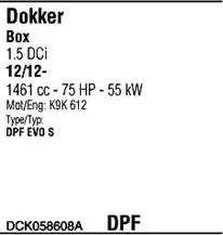 Walker DCK058608A - Ispušni sistem www.molydon.hr