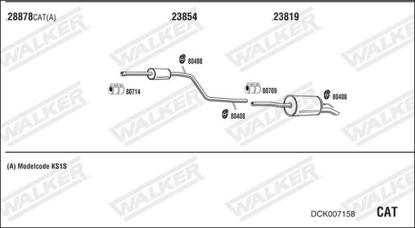 Walker DCK007158 - Ispušni sistem www.molydon.hr