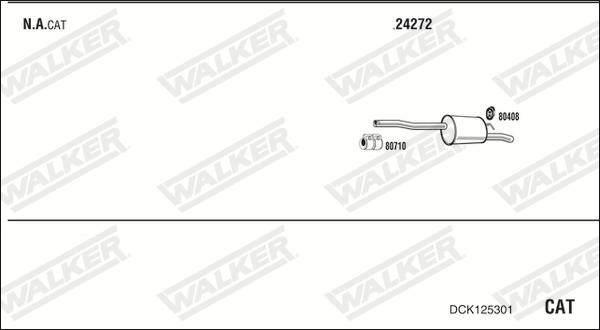 Walker DCK125301 - Ispušni sistem www.molydon.hr