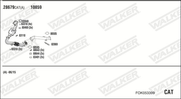 Walker FOK053399 - Ispušni sistem www.molydon.hr