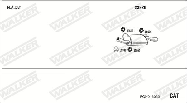 Walker FOK016032 - Ispušni sistem www.molydon.hr