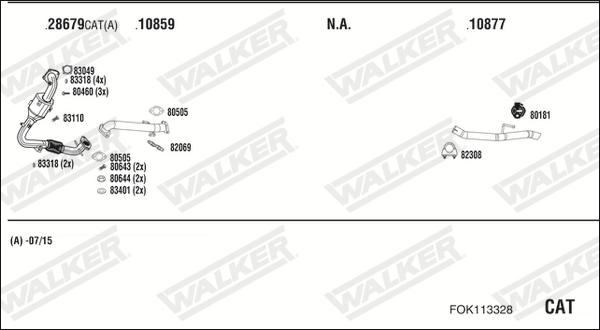Walker FOK113328 - Ispušni sistem www.molydon.hr