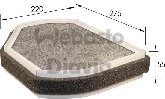 Webasto 82D0325107CA - Filter kabine www.molydon.hr