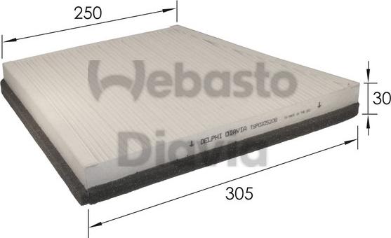 Webasto 82D0325208A - Filter kabine www.molydon.hr