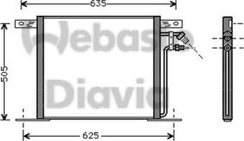 Webasto 82D0225126A - Kondenzator, klima-Uređaj www.molydon.hr