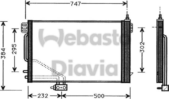 Webasto 82D0225329A - Kondenzator, klima-Uređaj www.molydon.hr