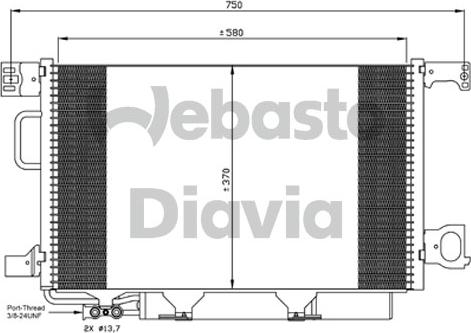 Webasto 82D0226280MA - Kondenzator, klima-Uređaj www.molydon.hr