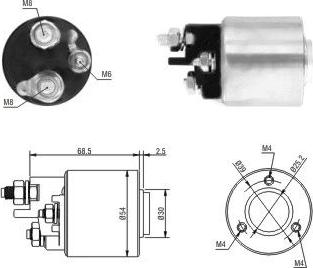 WE PARTS 471480113 - Elektromagnetni Prekidač, starter www.molydon.hr