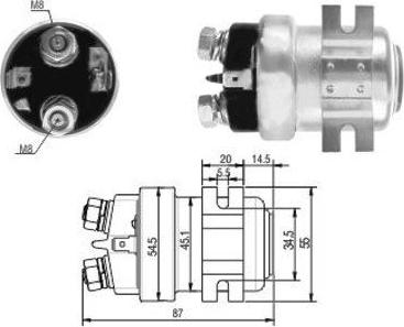 WE PARTS 471480275 - Elektromagnetni Prekidač, starter www.molydon.hr