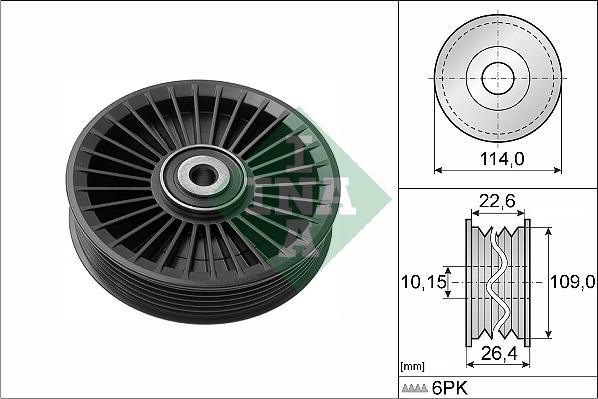 Wilmink Group WG1252734 - Vodeći valjak , klinasti rebrasti remen  www.molydon.hr