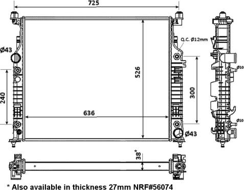 Wilmink Group WG1722734 - Hladnjak, hladjenje motora www.molydon.hr