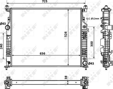 Wilmink Group WG1722735 - Hladnjak, hladjenje motora www.molydon.hr