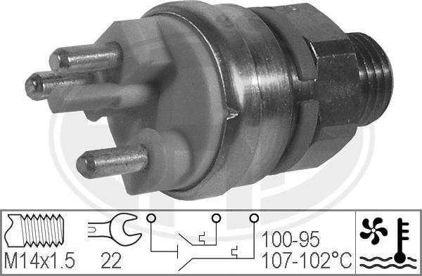 Wilmink Group WG1777057 - Prekidač temperature, ventilator radijatora / klima uređaja www.molydon.hr