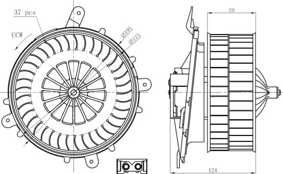 Wilmink Group WG2160412 - Ventilator kabine/unutrasnjeg prostora www.molydon.hr
