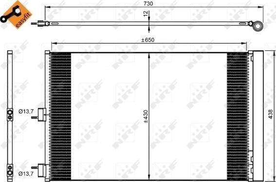 Wilmink Group WG2160553 - Kondenzator, klima-Uređaj www.molydon.hr