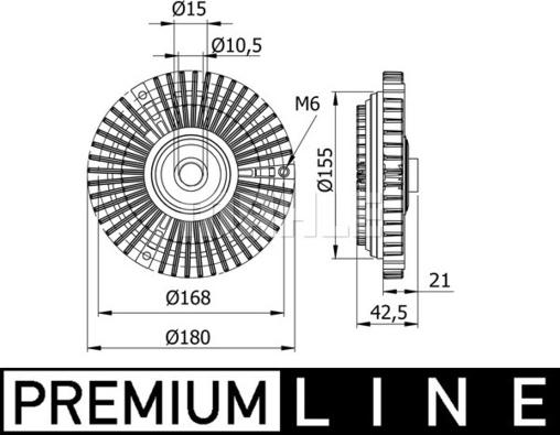 Wilmink Group WG2180480 - kvačilo, ventilator hladnjaka www.molydon.hr