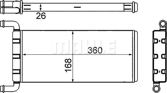 Wilmink Group WG2180116 - Izmjenjivač topline, grijanje unutrasnjeg prostora www.molydon.hr