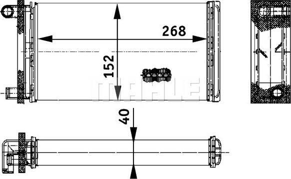 Wilmink Group WG2179993 - Izmjenjivač topline, grijanje unutrasnjeg prostora www.molydon.hr