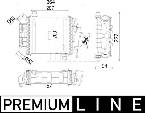 Wilmink Group WG2370967 - Intercooler, hladnjak www.molydon.hr