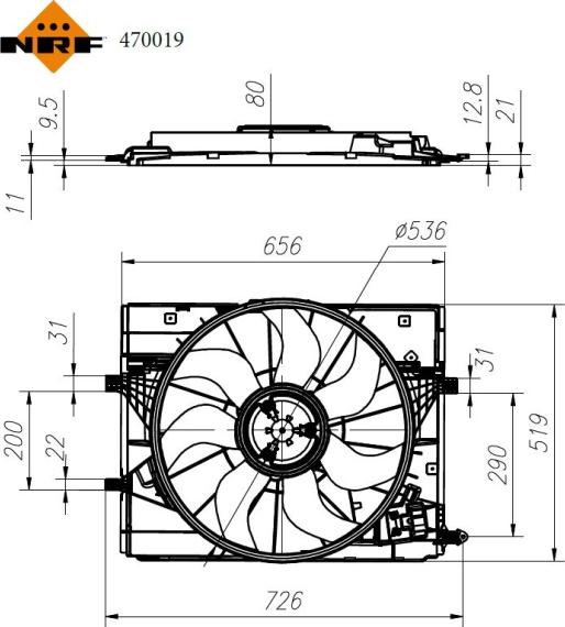 Wilmink Group WG2260919 - Ventilator, hladjenje motora www.molydon.hr