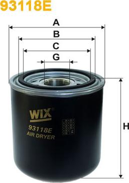 WIX Filters 93118E - Susac zraka, kompresor www.molydon.hr