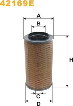 WIX Filters 42169E - Filter za zrak www.molydon.hr