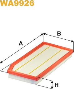 WIX Filters WA9926 - Filter za zrak www.molydon.hr