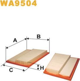 WIX Filters WA9504 - Filter za zrak www.molydon.hr