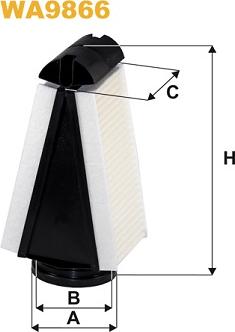 WIX Filters WA9866 - Filter za zrak www.molydon.hr