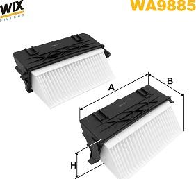 WIX Filters WA9885 - Filter za zrak www.molydon.hr