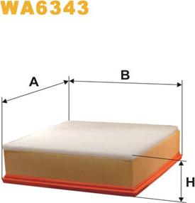 WIX Filters WA6343 - Filter za zrak www.molydon.hr
