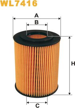 WIX Filters WL7416 - Filter za ulje www.molydon.hr