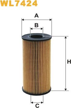 WIX Filters WL7424 - Filter za ulje www.molydon.hr