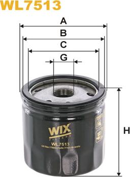 WIX Filters WL7513 - Filter za ulje www.molydon.hr
