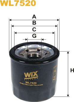 WIX Filters WL7520 - Filter za ulje www.molydon.hr