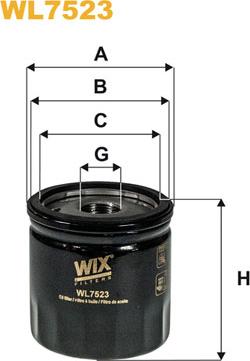 WIX Filters WL7523 - Filter za ulje www.molydon.hr