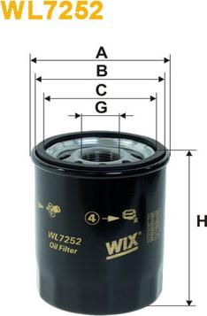 WIX Filters WL7252 - Filter za ulje www.molydon.hr